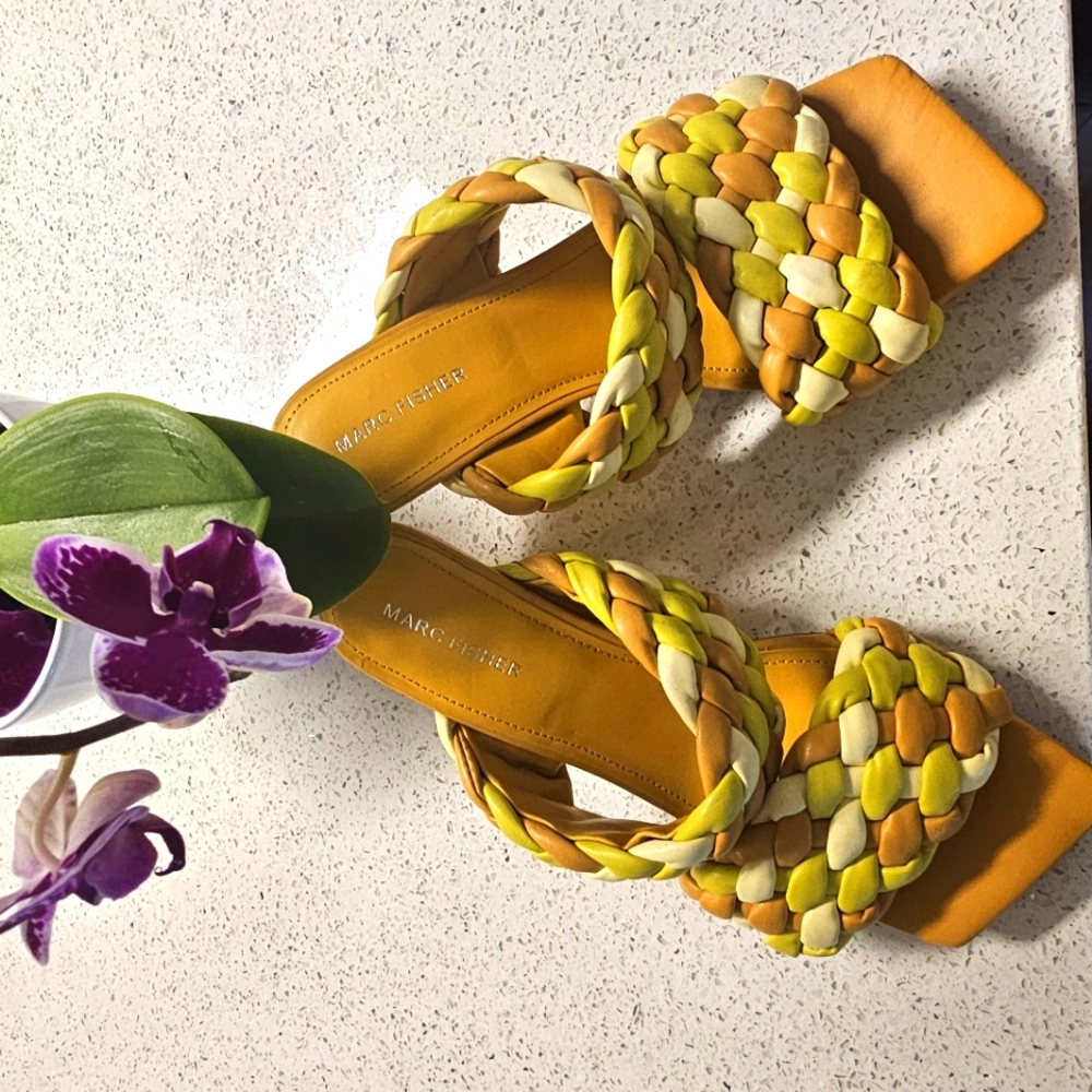 Marc Fisher braided slides